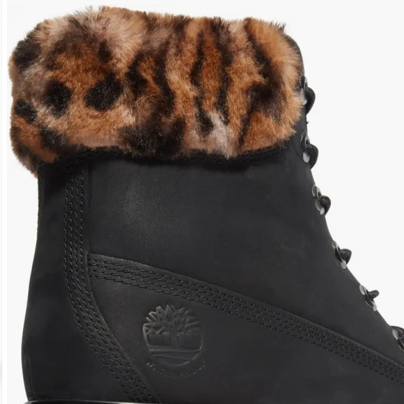 TIMBERLAND Women's Kinsley 6-Inch Waterproof Boot Cheetah size 8.5 - Picture 2 of 9